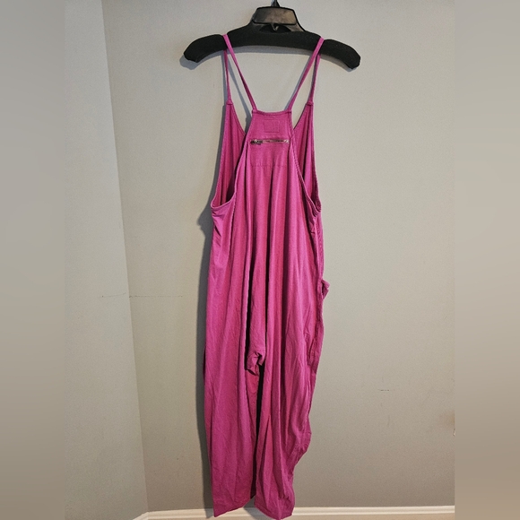 Free People Hot Shot Onesie In Magenta Disco | Small - Picture 3 of 3